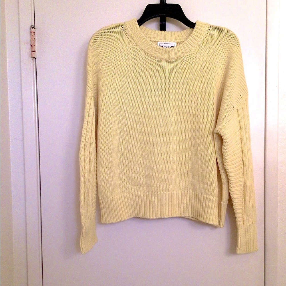 For The Republic Crew Neck Sweater